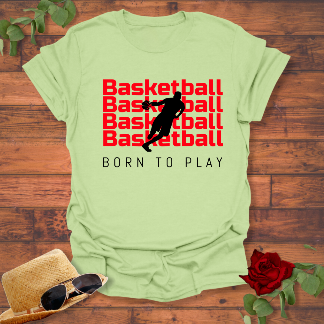 Basket ball T-shirt | Peachy Mind Unisex 100% Cotton T-Shirt