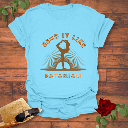 Bend It Like Patanjali T-shirt | Peachy Mind Unisex 100% Cotton T-Shirt
