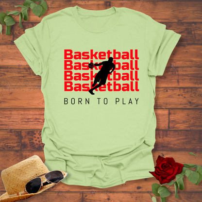 Basket ball T-shirt | Peachy Mind Unisex 100% Cotton T-Shirt