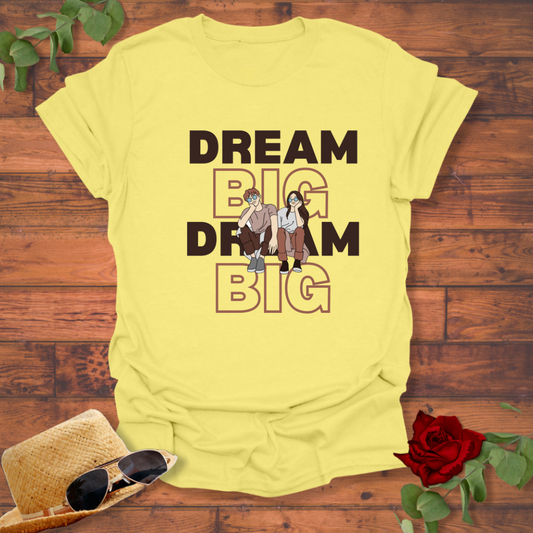 Dream Big T-shirt | Peachy Mind Unisex 100% Cotton T-Shirt