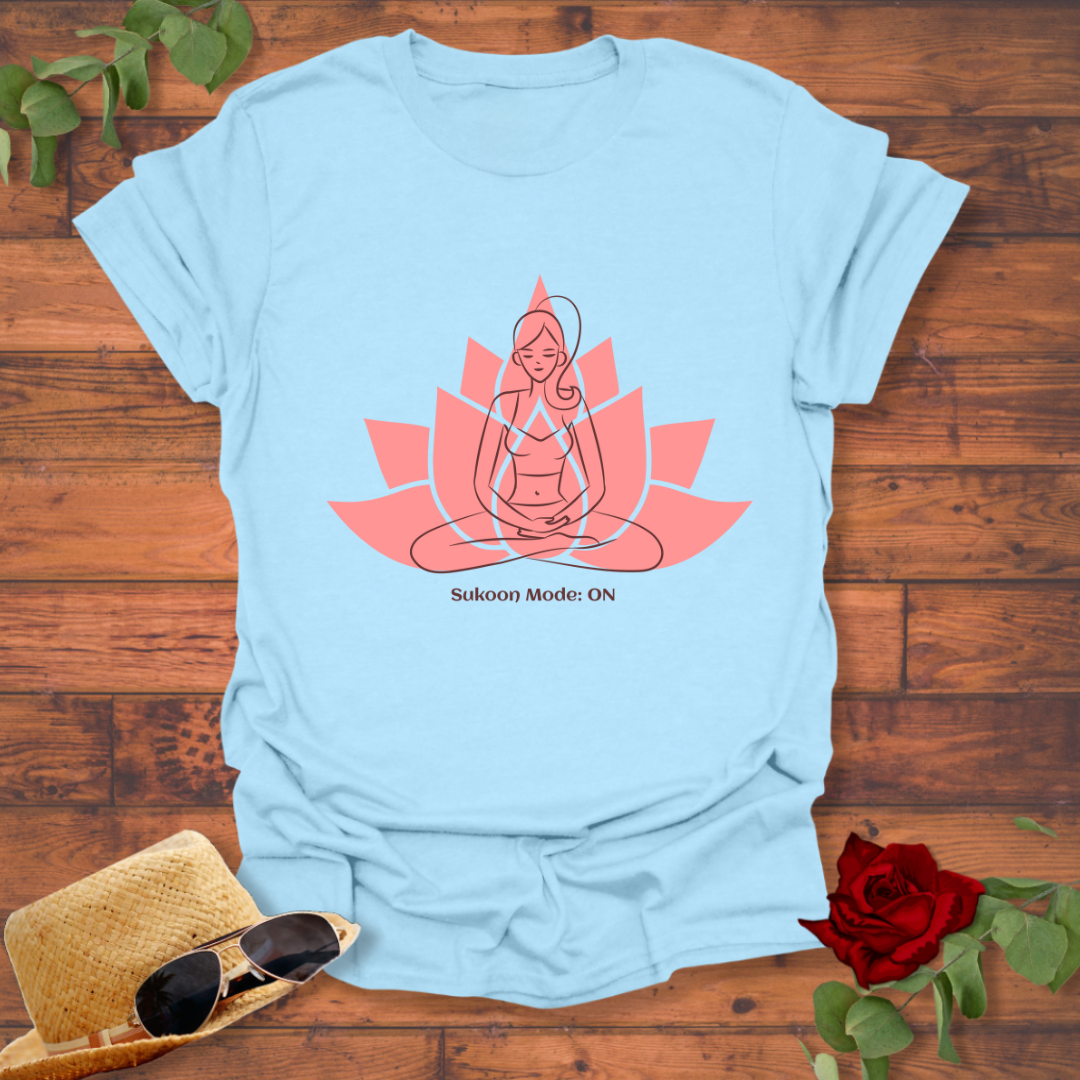 Sukoon Mode : on T-shirt | Peachy Mind Unisex 100% Cotton T-Shirt