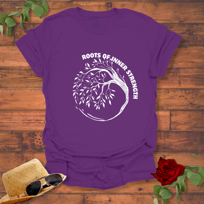 Roots of Inner Strength T-shirt | Peachy Mind Unisex 100% Cotton T-Shirt