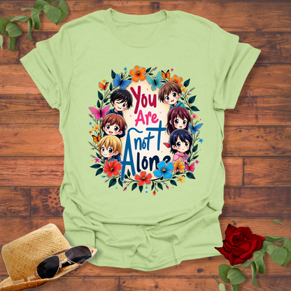 You Are not Alone T-shirt | Peachy Mind Unisex 100% Cotton T-Shirt