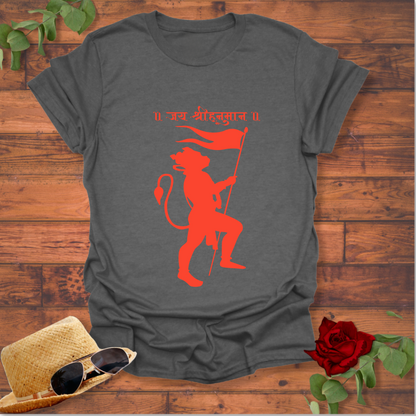 JAI SHREE HANUMAAN T-shirt | Peachy Mind Unisex 100% Cotton T-Shirt