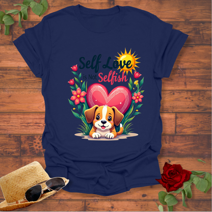 Self Love is Not Selfish T-shirt | Peachy Mind Unisex 100% Cotton T-Shirt