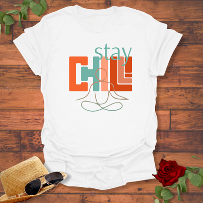 Stay Chill T-shirt | Peachy Mind Unisex 100% Cotton T-Shirt