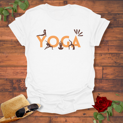 Yoga For All Day  T-shirt | Peachy Mind Unisex 100% Cotton T-Shirt