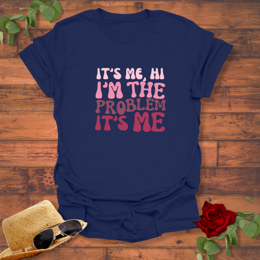 It's Me, Hi It's Me T-shirt | Peachy Mind Unisex 100% Cotton T-Shirt