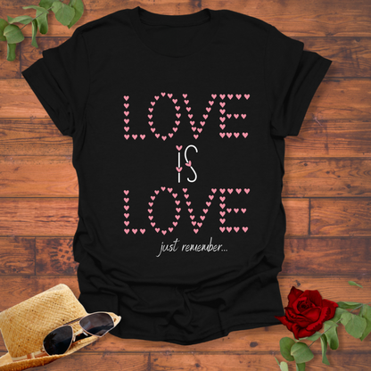 Love Is Love T-shirt | Peachy Mind Unisex 100% Cotton T-Shirt