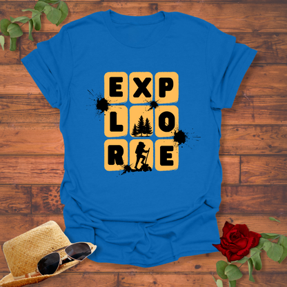 Explore Positivity  T-shirt | Peachy Mind Unisex 100% Cotton T-Shirt