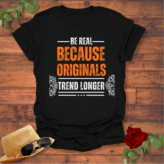 Be Real Originals Trend Longer T-shirt | Peachy Mind Unisex 100% Cotton T-Shirt
