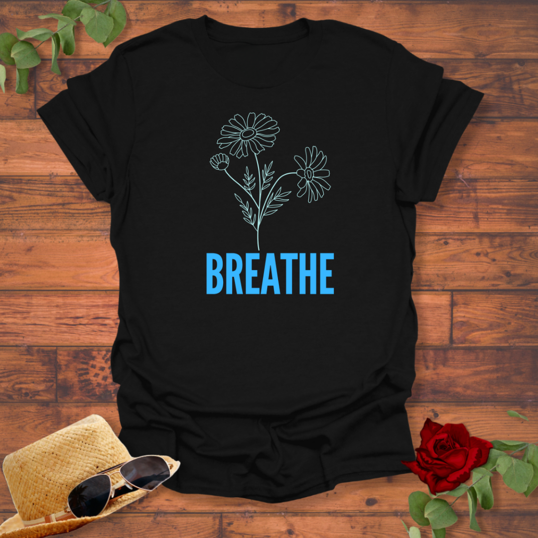 Breathe T-shirt | Peachy Mind Unisex 100% Cotton T-Shirt