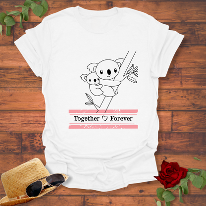 Together & Forever  T-shirt | Peachy Mind Unisex 100% Cotton T-Shirt