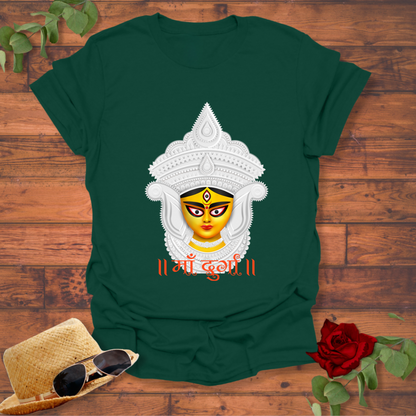 माँ दुर्गा T-shirt | Peachy Mind Unisex 100% Cotton T-Shirt
