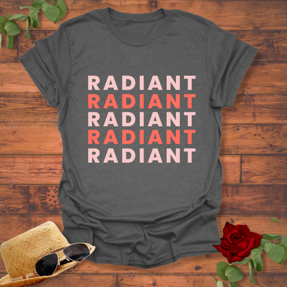 Radiant  T-shirt | Peachy Mind Unisex 100% Cotton T-Shirt