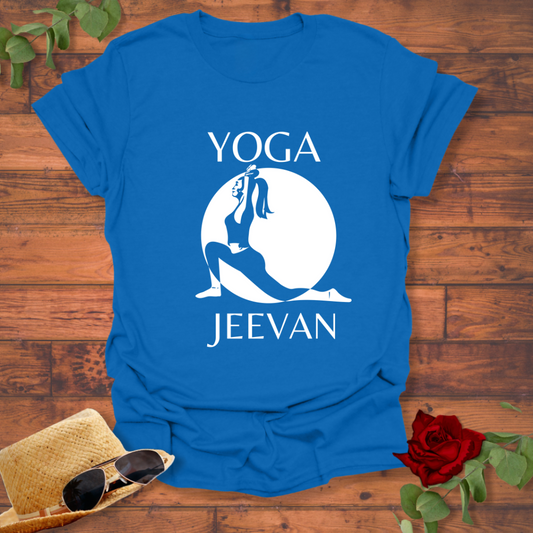 Yoga Jeevan  T-shirt | Peachy Mind Unisex 100% Cotton T-Shirt