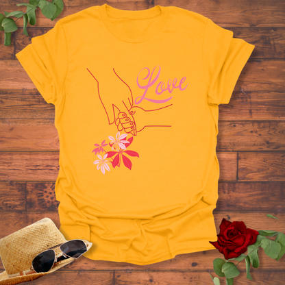 Faith In Love T-shirt | Peachy Mind Unisex 100% Cotton T-Shirt
