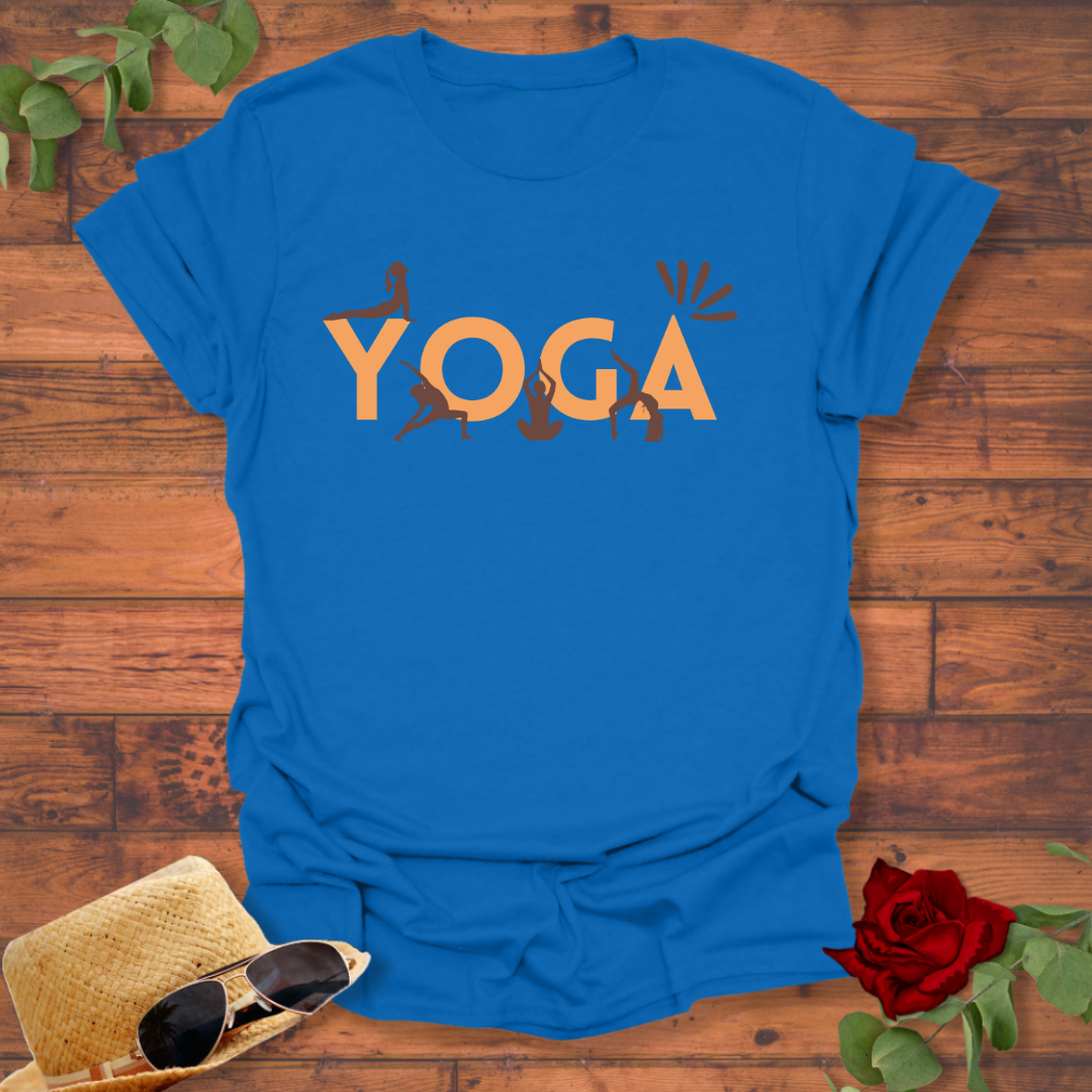 Yoga For All Day  T-shirt | Peachy Mind Unisex 100% Cotton T-Shirt
