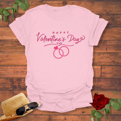 Happy Valentine's Day  T-shirt | Peachy Mind Unisex 100% Cotton T-Shirt