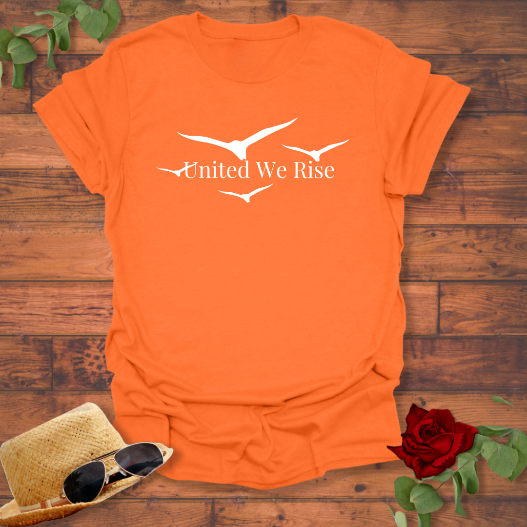 United We Rise T-shirt | Peachy Mind Unisex 100% Cotton T-Shirt