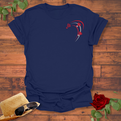 Badminton Logo T-shirt | Peachy Mind Unisex 100% Cotton T-Shirt