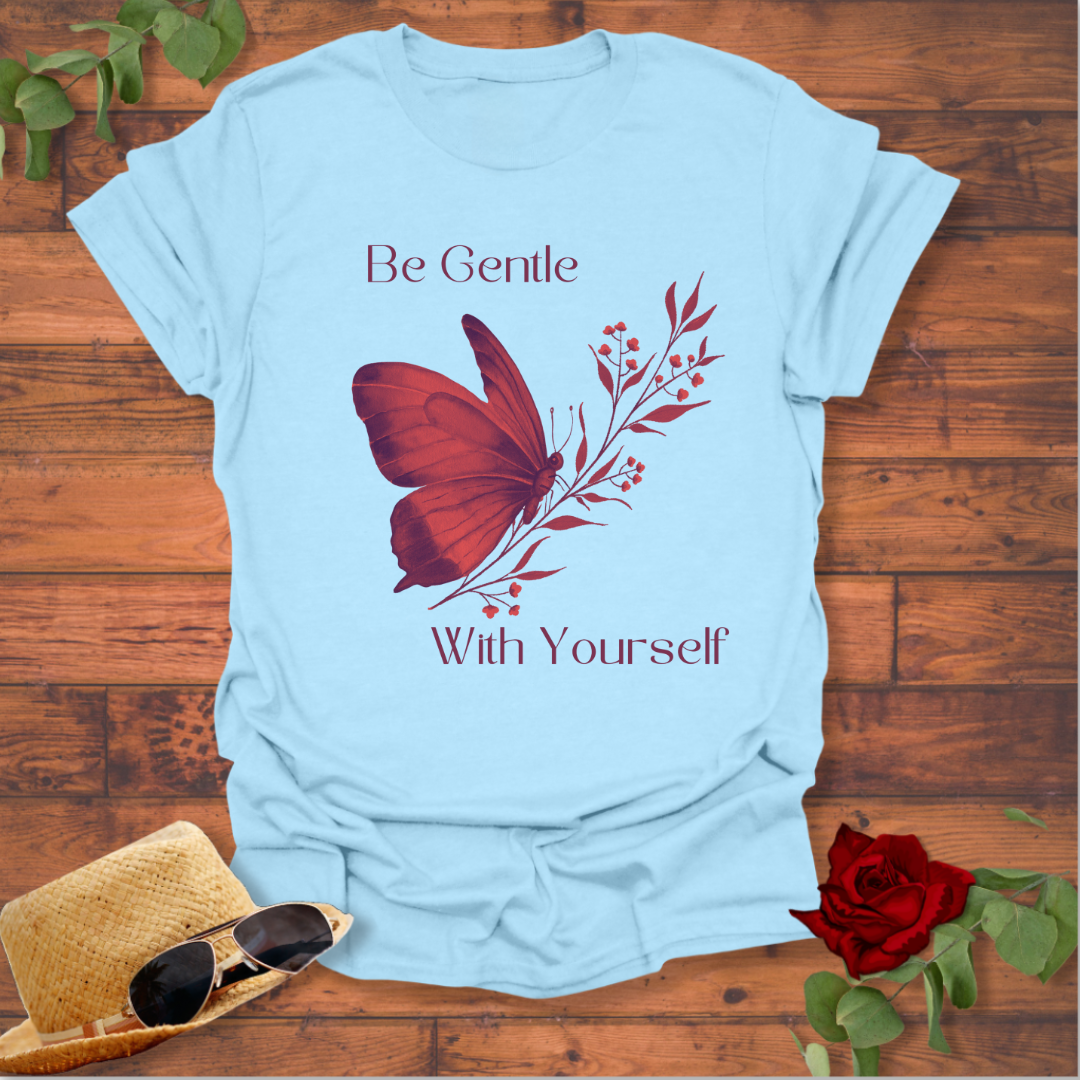 Be Gentle With Yourself T-shirt | Peachy Mind Unisex 100% Cotton T-Shirt
