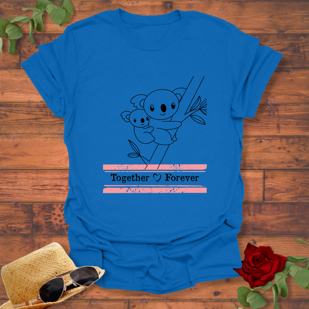 Together & Forever  T-shirt | Peachy Mind Unisex 100% Cotton T-Shirt