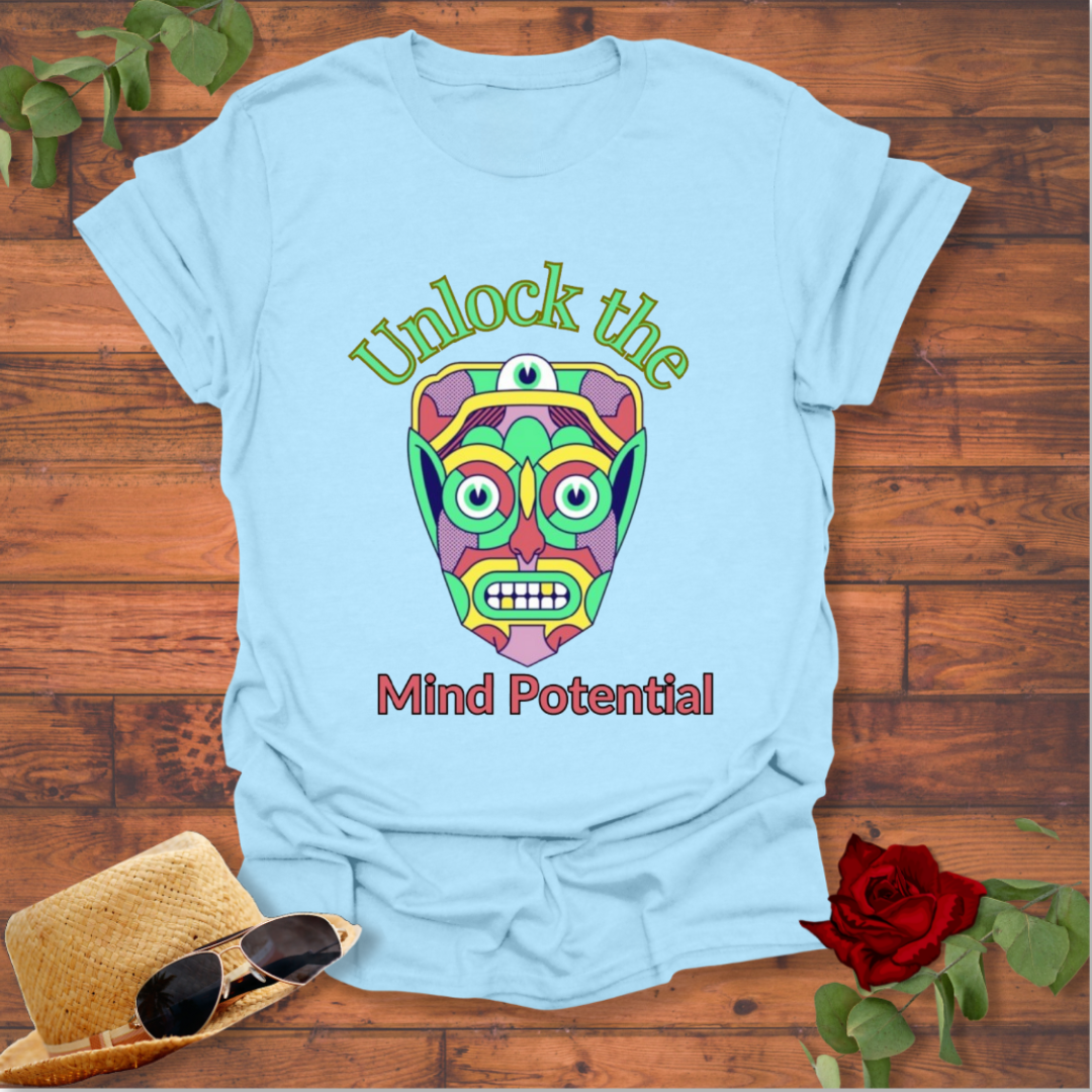 Unlock Your Mind Potential T-shirt | Peachy Mind Unisex 100% Cotton T-Shirt