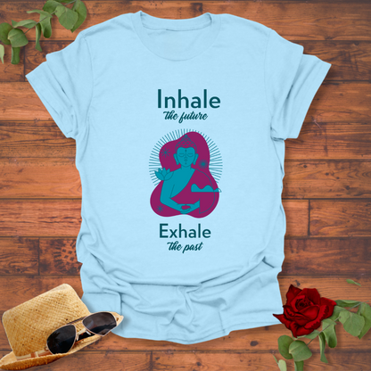 Exhale The Past  T-shirt | Peachy Mind Unisex 100% Cotton T-Shirt