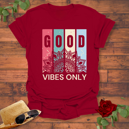 Good Vibes Only T-shirt | Peachy Mind Unisex 100% Cotton T-Shirt