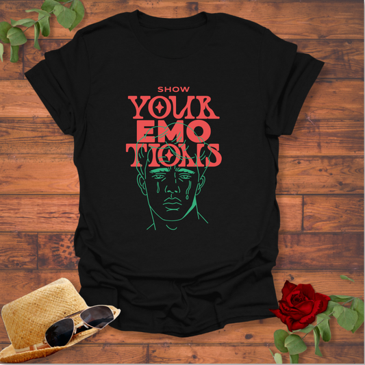 Show Your Emotions  T-shirt | Peachy Mind Unisex 100% Cotton T-Shirt