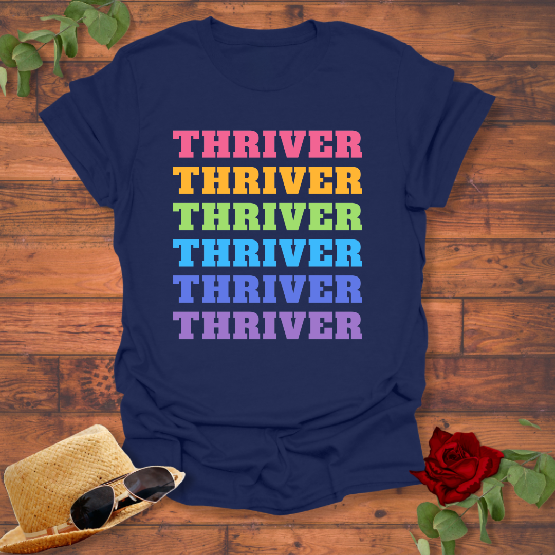 Thriver T-shirt | Peachy Mind Unisex 100% Cotton T-Shirt