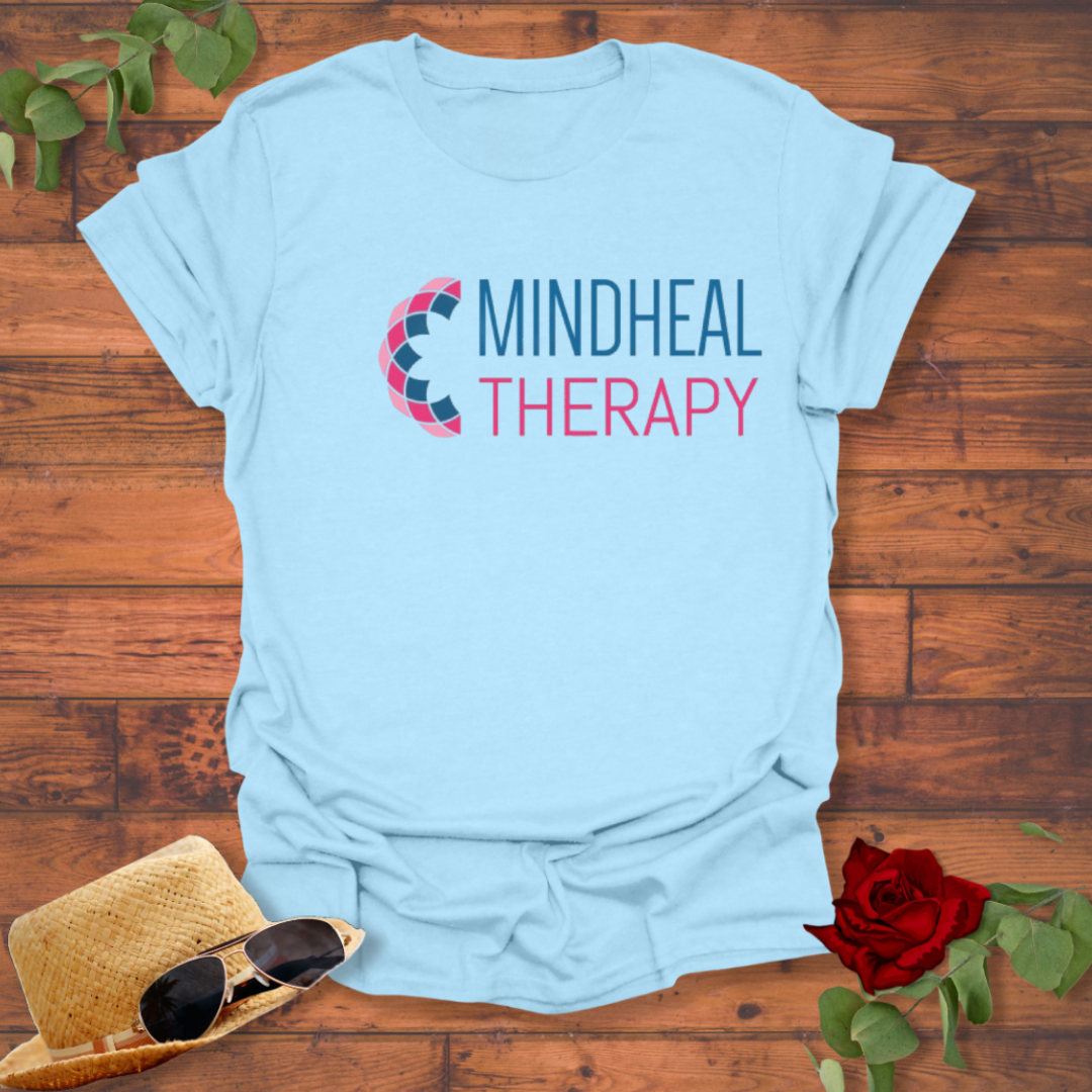 Mind Heal Therapy T-shirt | Peachy Mind Unisex 100% Cotton T-Shirt