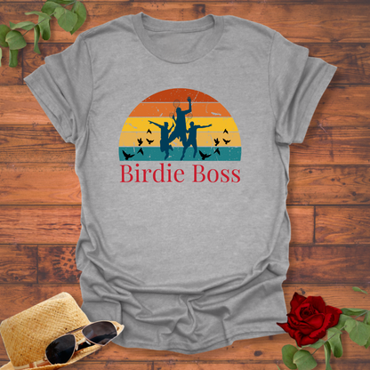 Birdie Boss T-shirt | Peachy Mind Unisex 100% Cotton T-Shirt