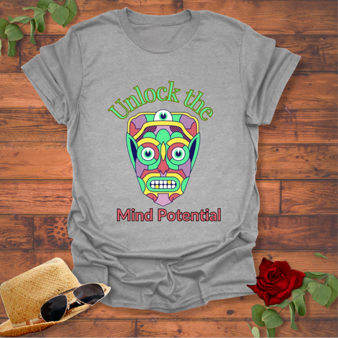 Unlock Your Mind Potential T-shirt | Peachy Mind Unisex 100% Cotton T-Shirt
