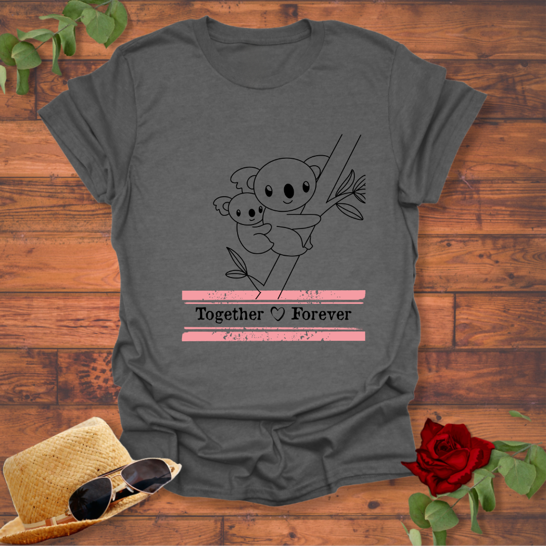 Together & Forever  T-shirt | Peachy Mind Unisex 100% Cotton T-Shirt