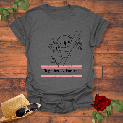 Together & Forever  T-shirt | Peachy Mind Unisex 100% Cotton T-Shirt