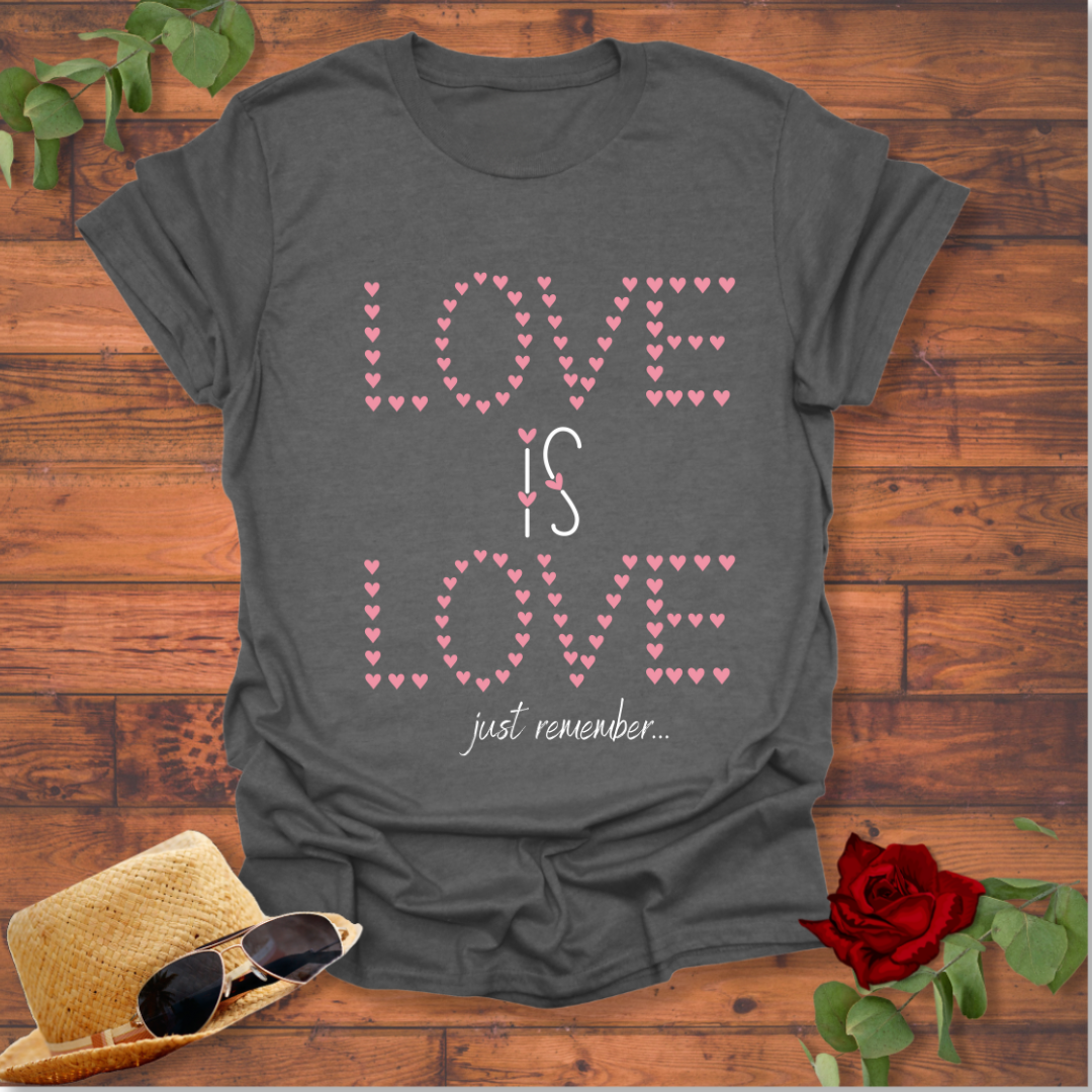 Love Is Love T-shirt | Peachy Mind Unisex 100% Cotton T-Shirt