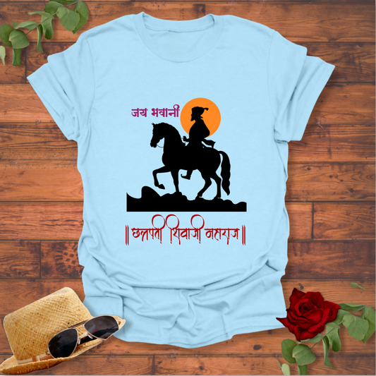 जय भवानी T-shirt | Peachy Mind Unisex 100% Cotton T-Shirt
