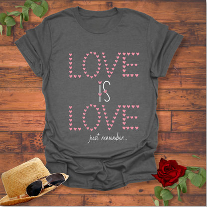 Love Is Love T-shirt | Peachy Mind Unisex 100% Cotton T-Shirt