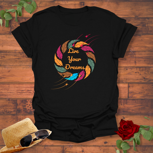 Live Your Dreams T-shirt | Peachy Mind Unisex 100% Cotton T-Shirt