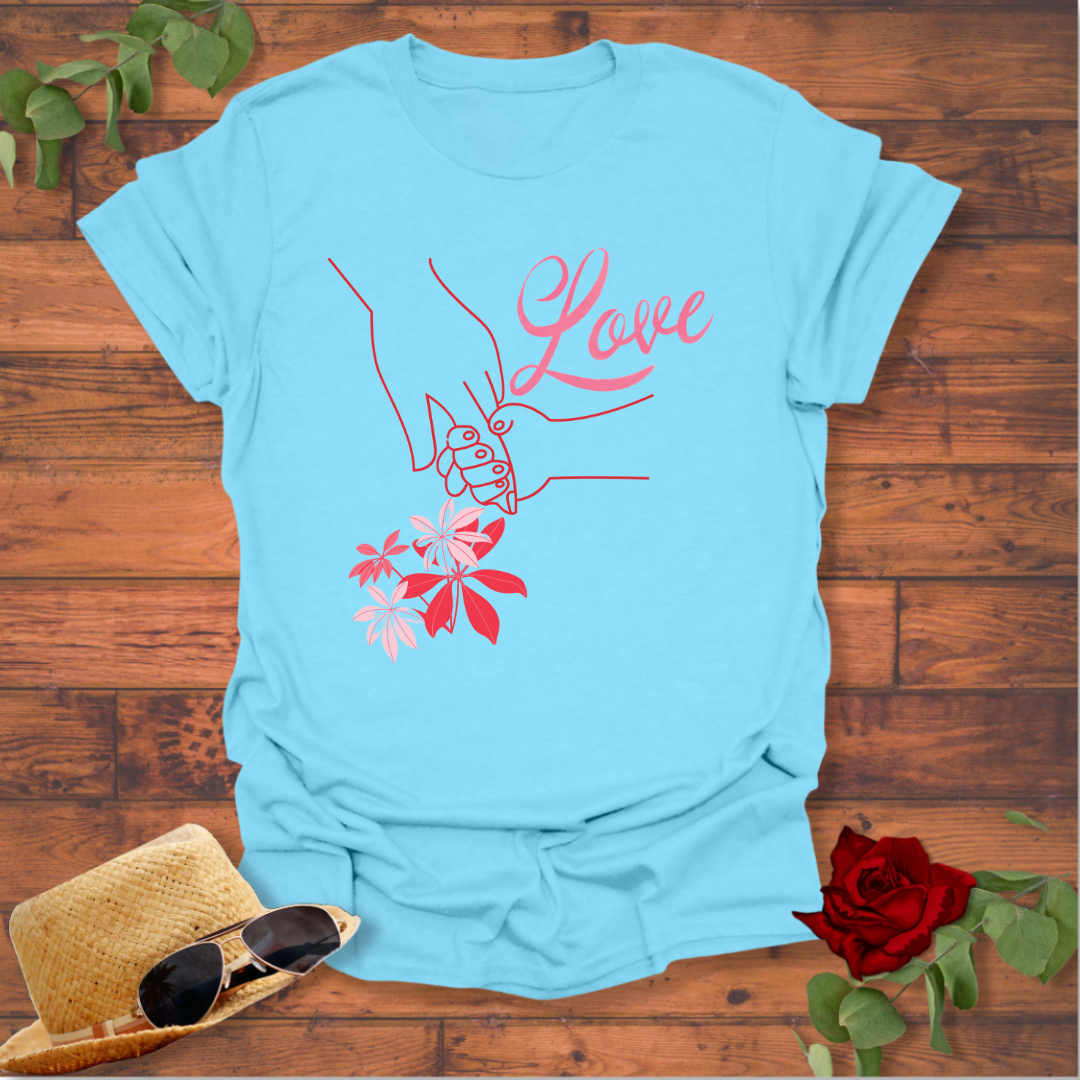 Faith In Love T-shirt | Peachy Mind Unisex 100% Cotton T-Shirt