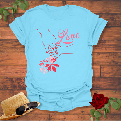 Faith In Love T-shirt | Peachy Mind Unisex 100% Cotton T-Shirt