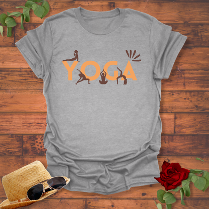 Yoga For All Day  T-shirt | Peachy Mind Unisex 100% Cotton T-Shirt