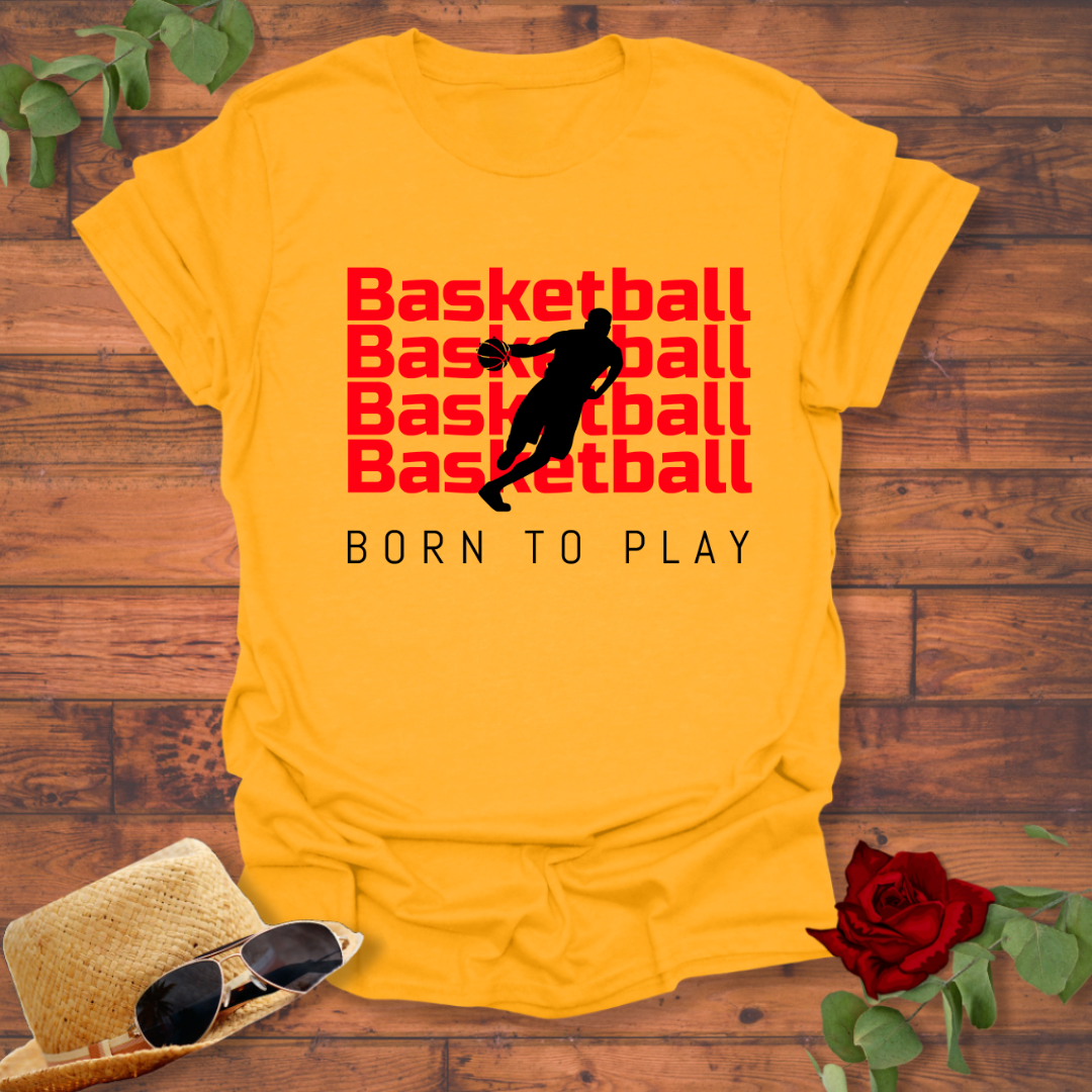 Basket ball T-shirt | Peachy Mind Unisex 100% Cotton T-Shirt