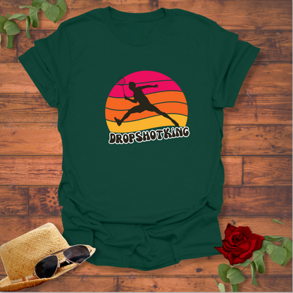Drop Shot King T-shirt | Peachy Mind Unisex 100% Cotton T-Shirt