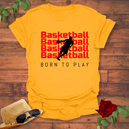 Basket ball T-shirt | Peachy Mind Unisex 100% Cotton T-Shirt