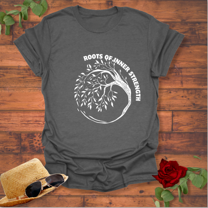 Roots of Inner Strength T-shirt | Peachy Mind Unisex 100% Cotton T-Shirt