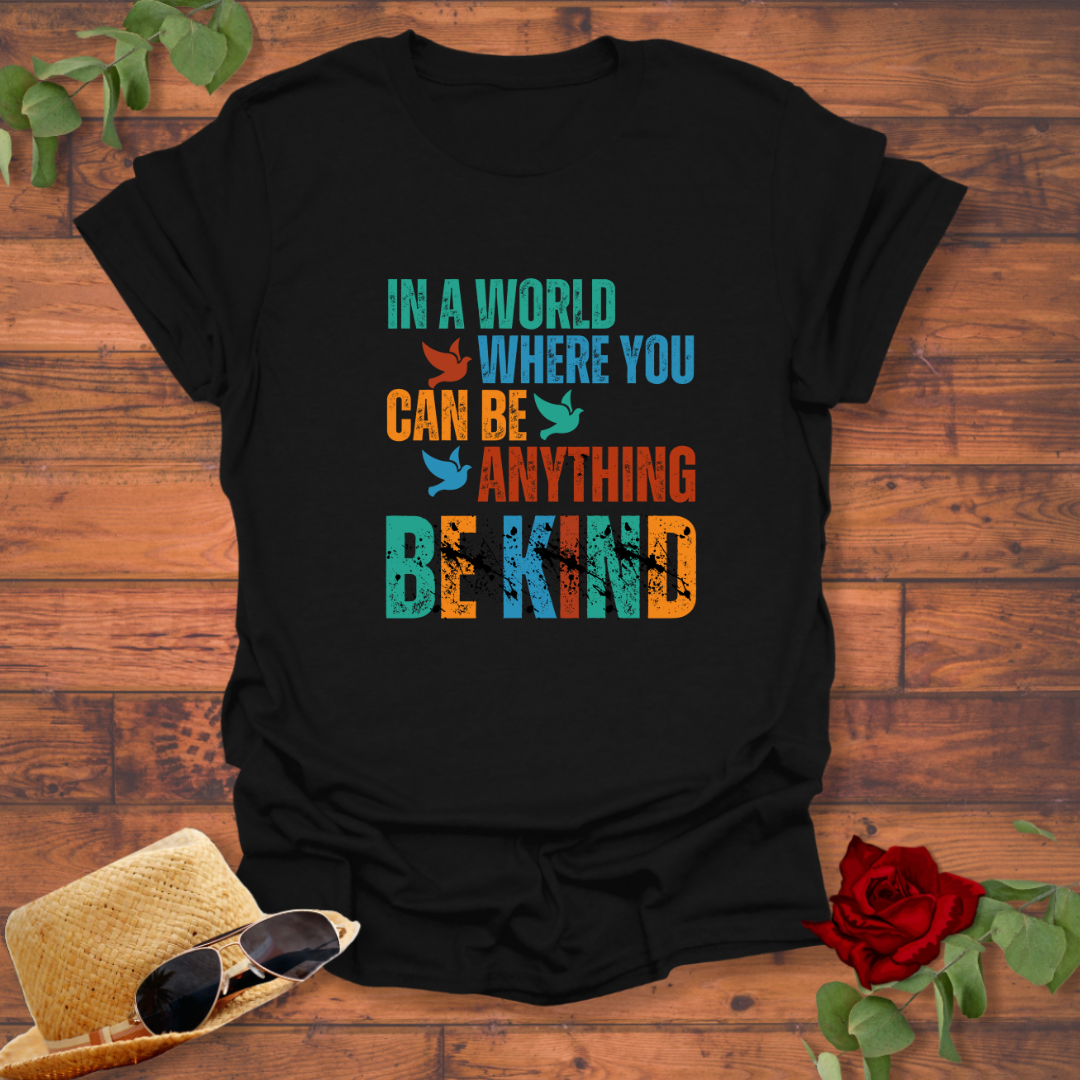 You Can Be Anything Be Kind T-shirt | Peachy Mind Unisex 100% Cotton T-Shirt