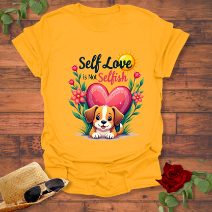 Self Love is Not Selfish T-shirt | Peachy Mind Unisex 100% Cotton T-Shirt